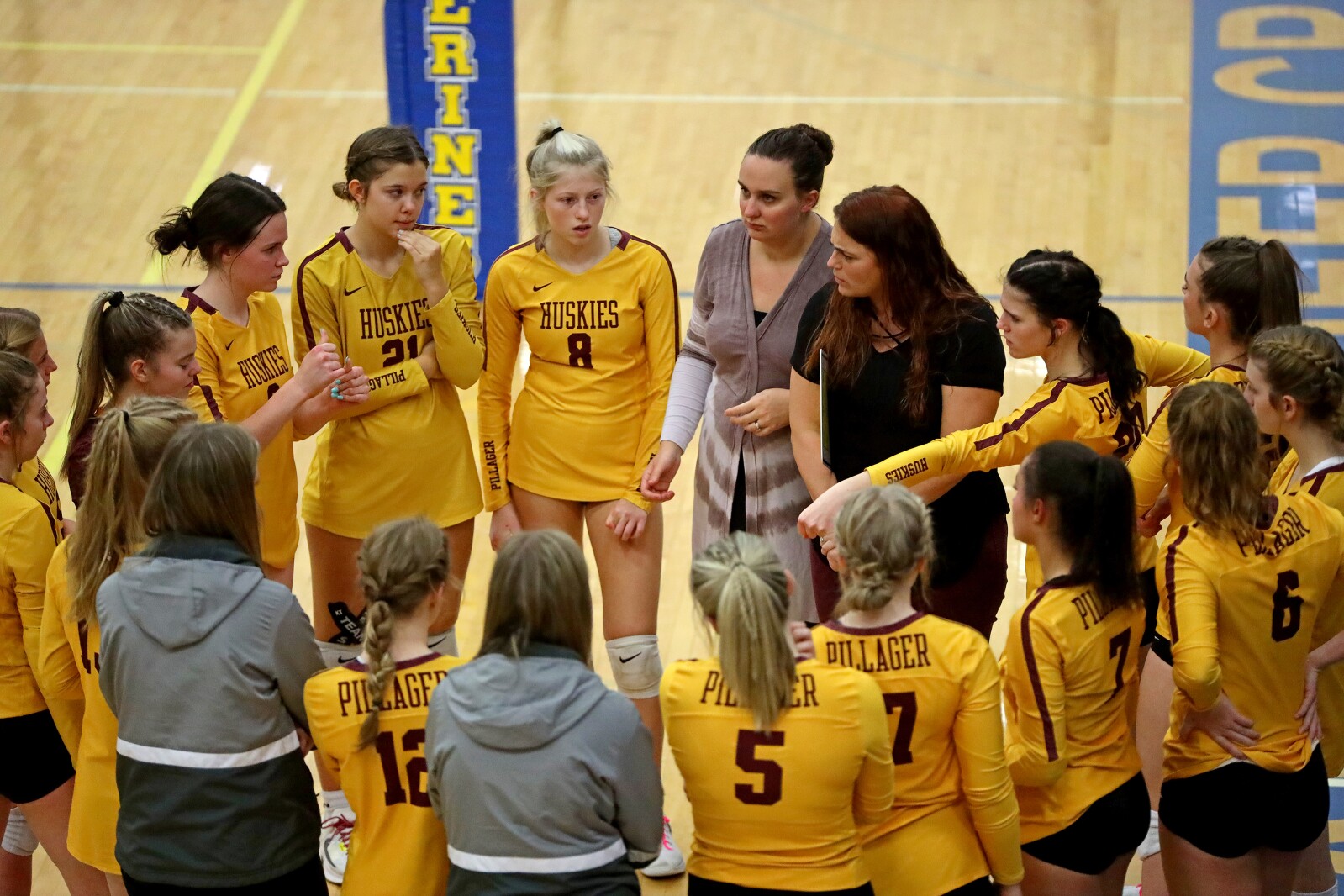 Wadena-Deer Creek vs Pillager volleyball on Thursday, Oct. 27, 2022, in Wadena.