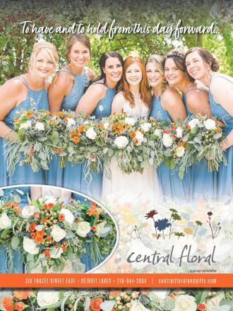 Elizabeth Molacek's best publicity ad for Central Floral. Molacek won the award with designer Luanna Lake.