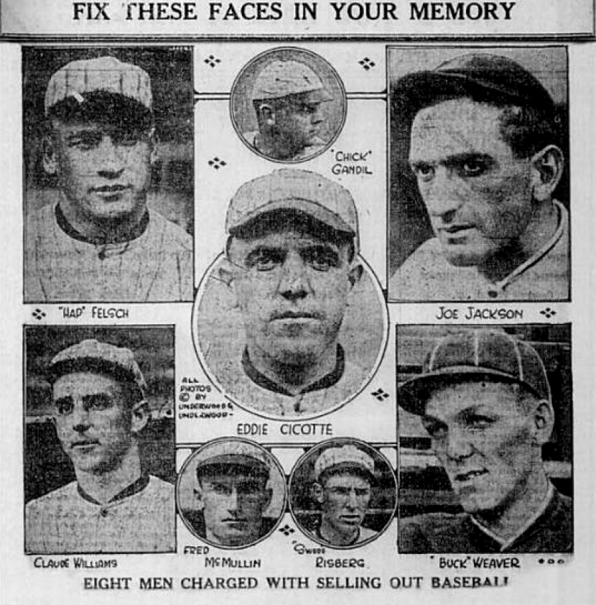 Former Tiger had a role in the infamous 1919 Black Sox Scandal - Vintage  Detroit Collection