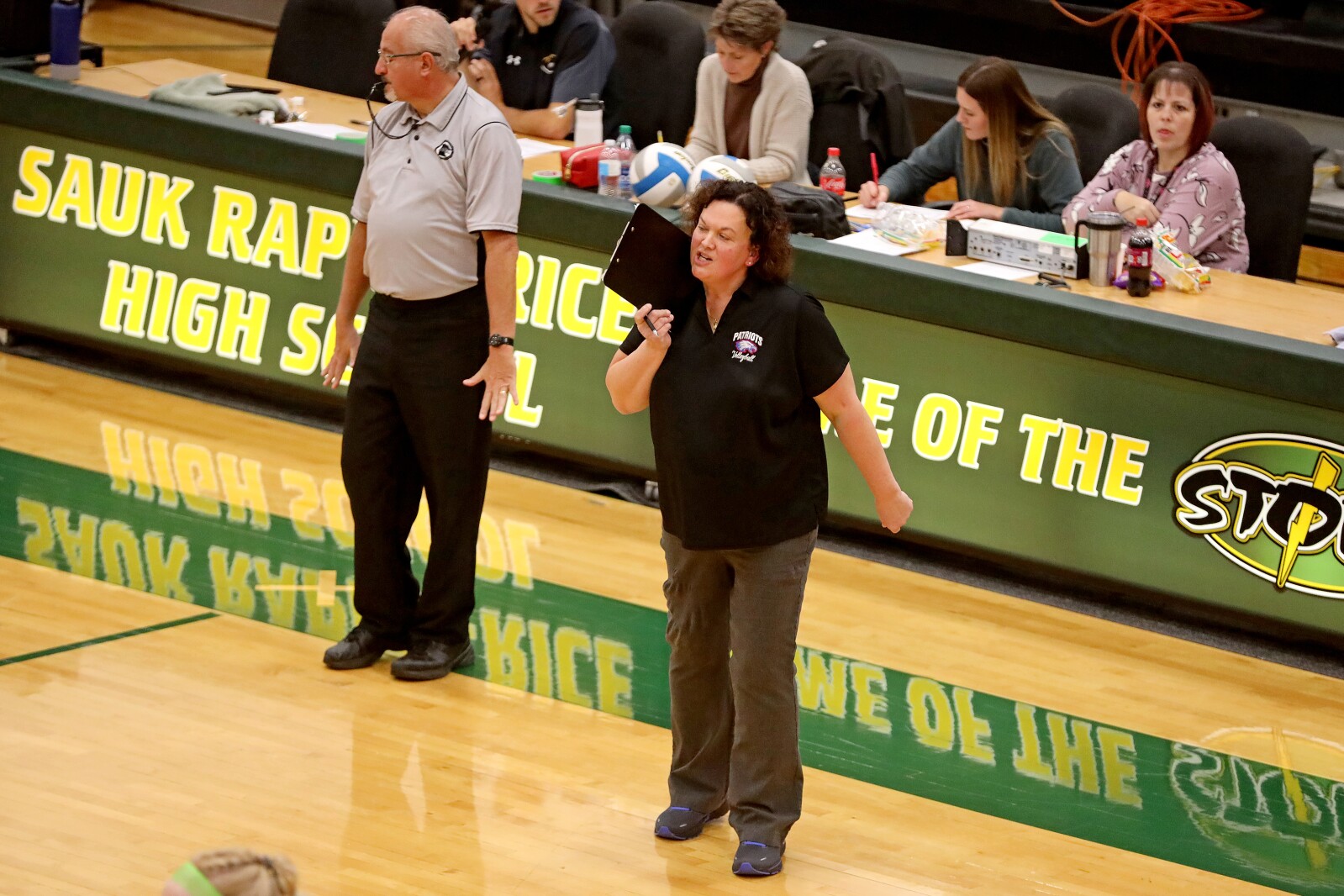 Pequot Lakes against St. Cloud Cathedral on Saturday, Nov. 5, 2022, during the Section 6-2A Final at Sauk Rapids.