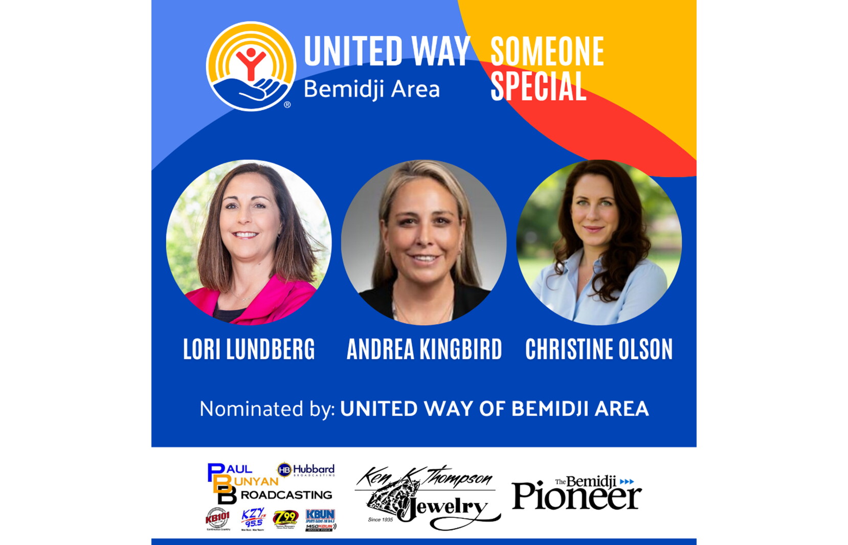 Someone Special Volunteers: United Way of Bemidji Area nominates volunteers