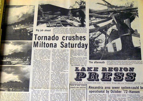 40 years later: Miltona's tornado comeback continues - Alexandria Echo Press | News, weather and sports from Alexandria, Minnesota