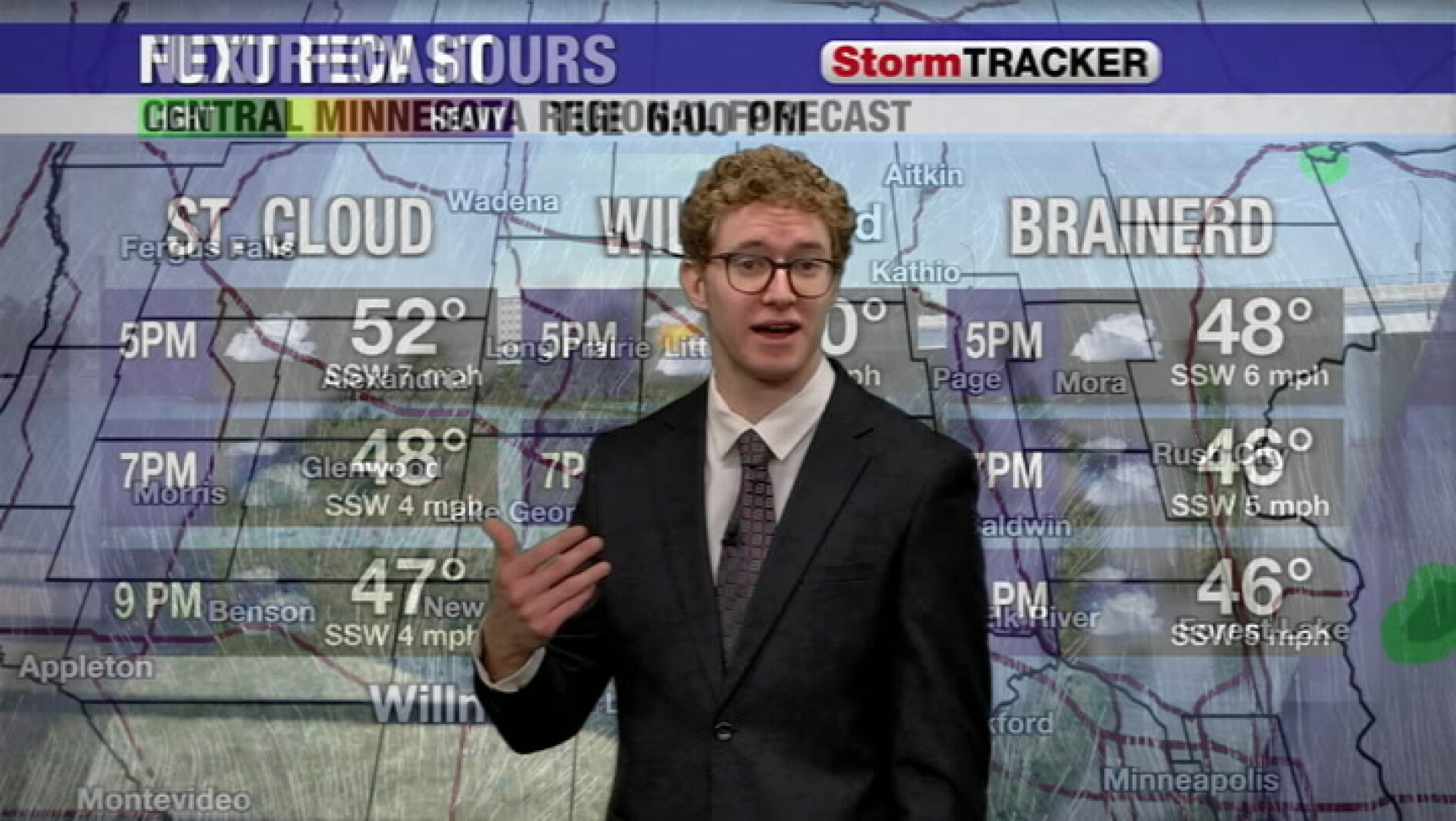 Mostly cloudy tonight and timing the potential for strong storms ...