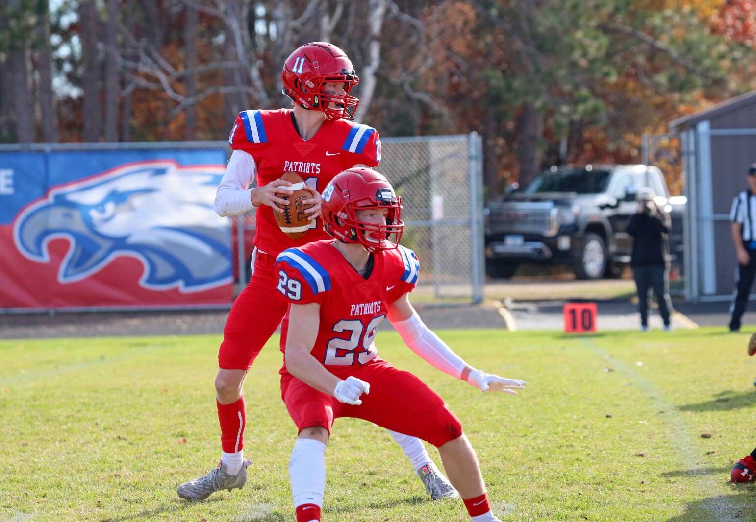 Pequot Lakes against Aitkin football Saturday, Oct. 29, 2022, at Pequot Lakes.