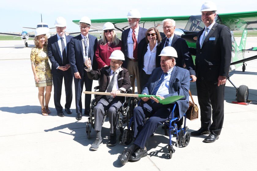 Aviation leaders past and present attend groundbreaking for $36 million ...
