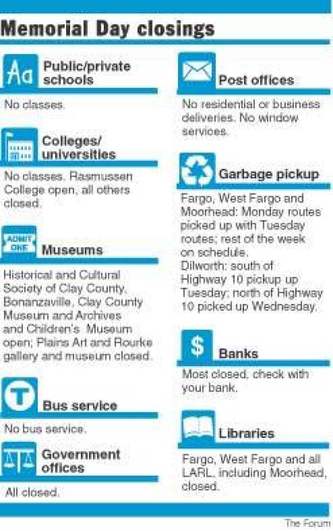 Memorial Day Observances And Closings InForum Fargo Moorhead And memorial-day-observances-and-closings-inforum-fargo-moorhead-and