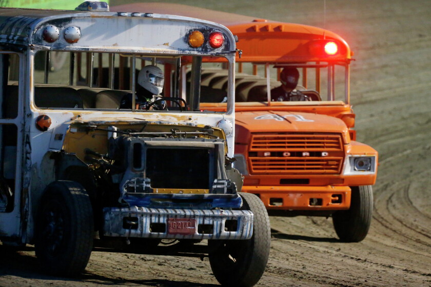 Busboy Races AUTO RACING: Dobmeier, Strand capture feature wins; World of Outlaws up ...