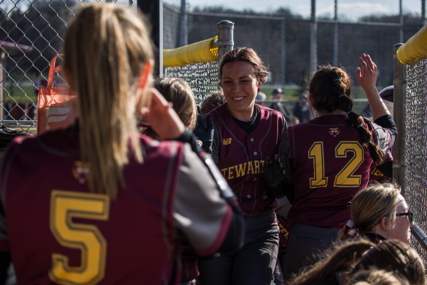 Lourdes, Stewartville softball
