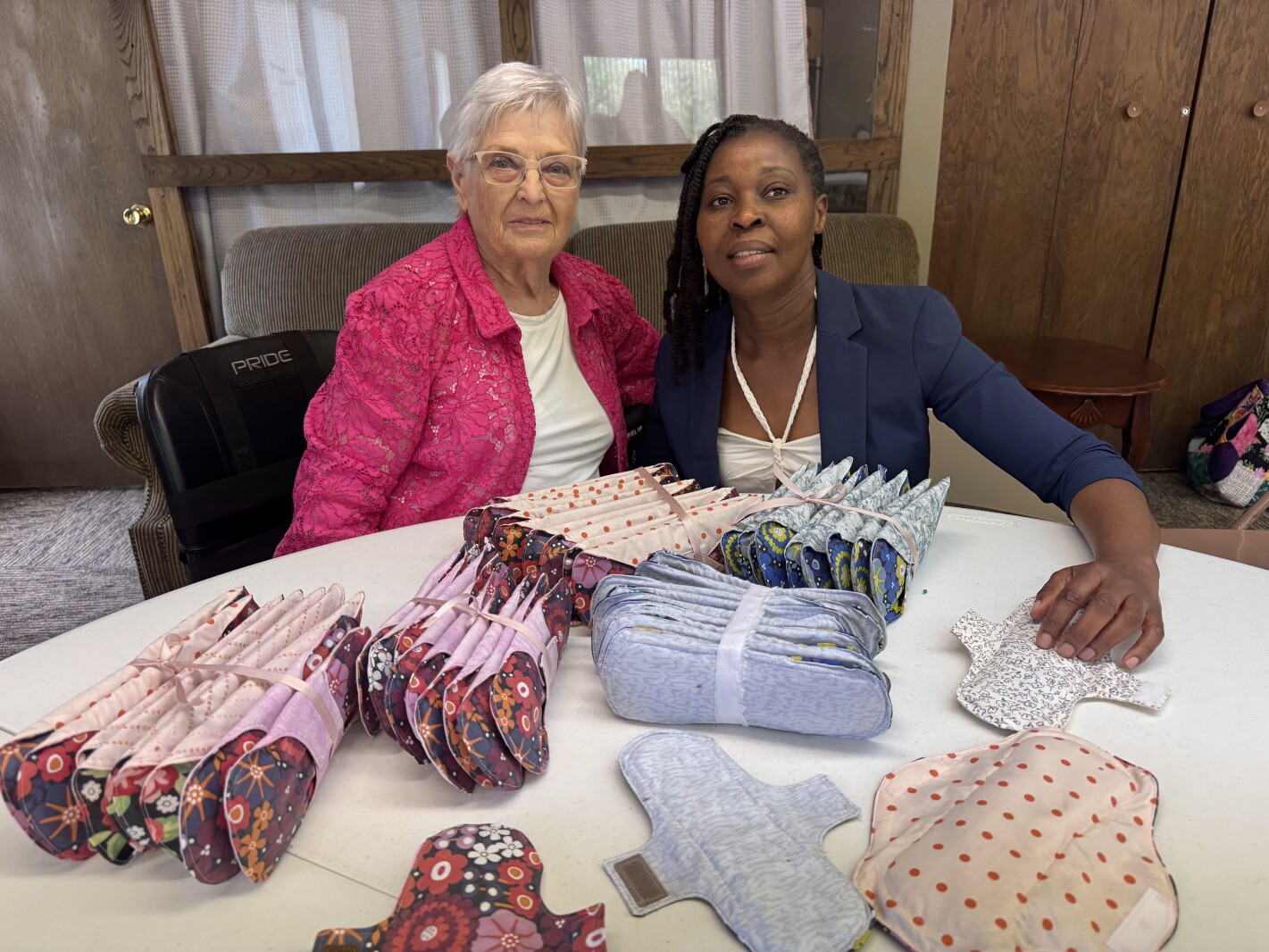84-year-old Grand Forks woman sews sanitary pads for Kenyan girls