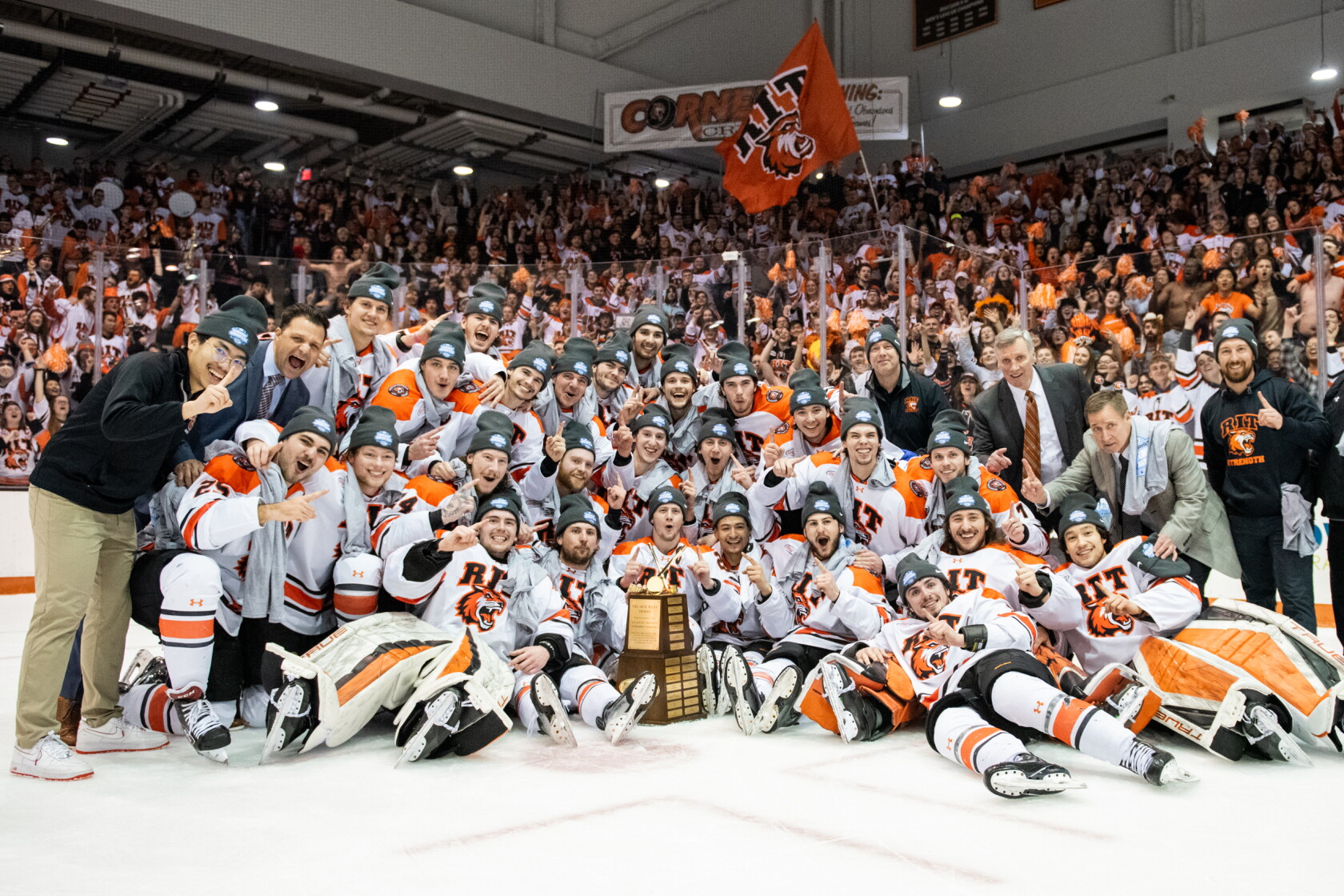RIT wins Atlantic Hockey title, earns first NCAA tournament bid since ...