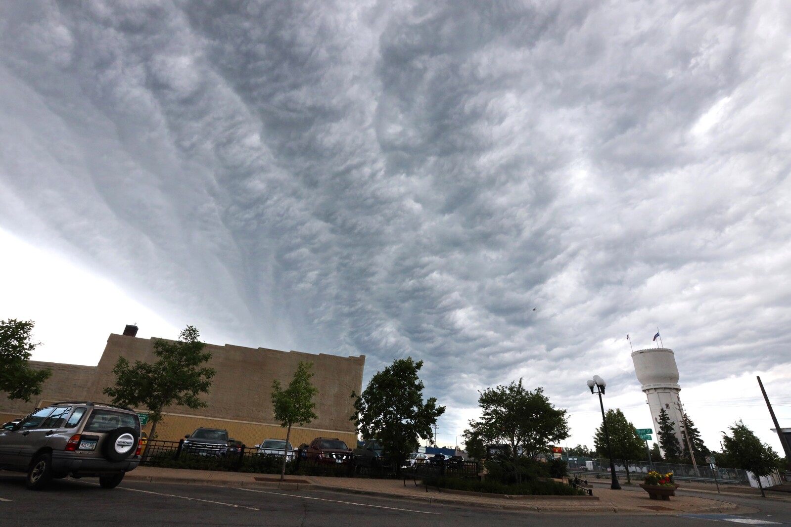 Dramatic looking storm clouds move through the area Saturday, June 18, 2022, in the Brainerd lakes area.