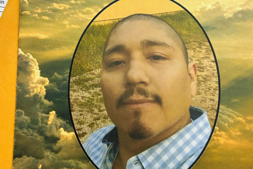 An image of a program for the funeral of Refugio Rodgriguez.