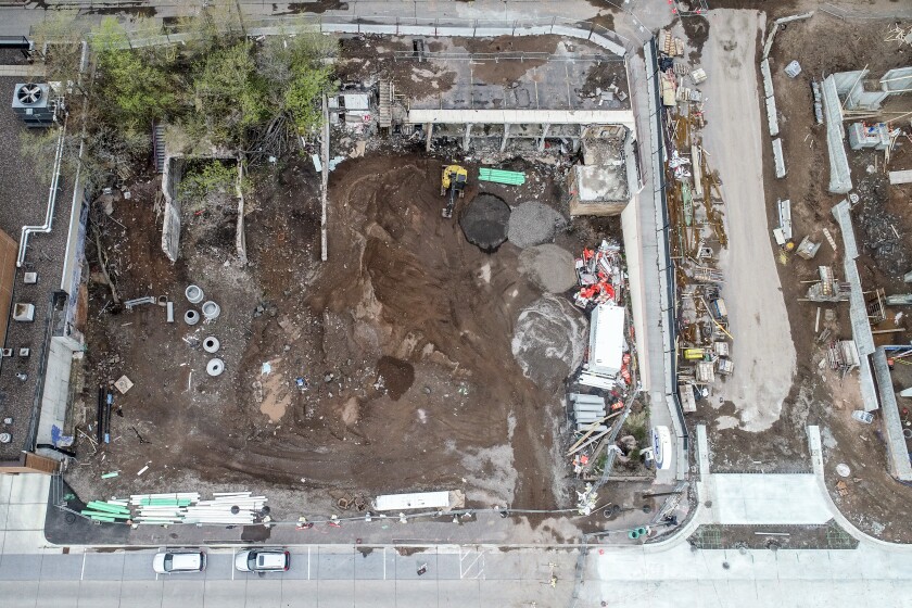 Downtown apartment building seeks additional TIF financing