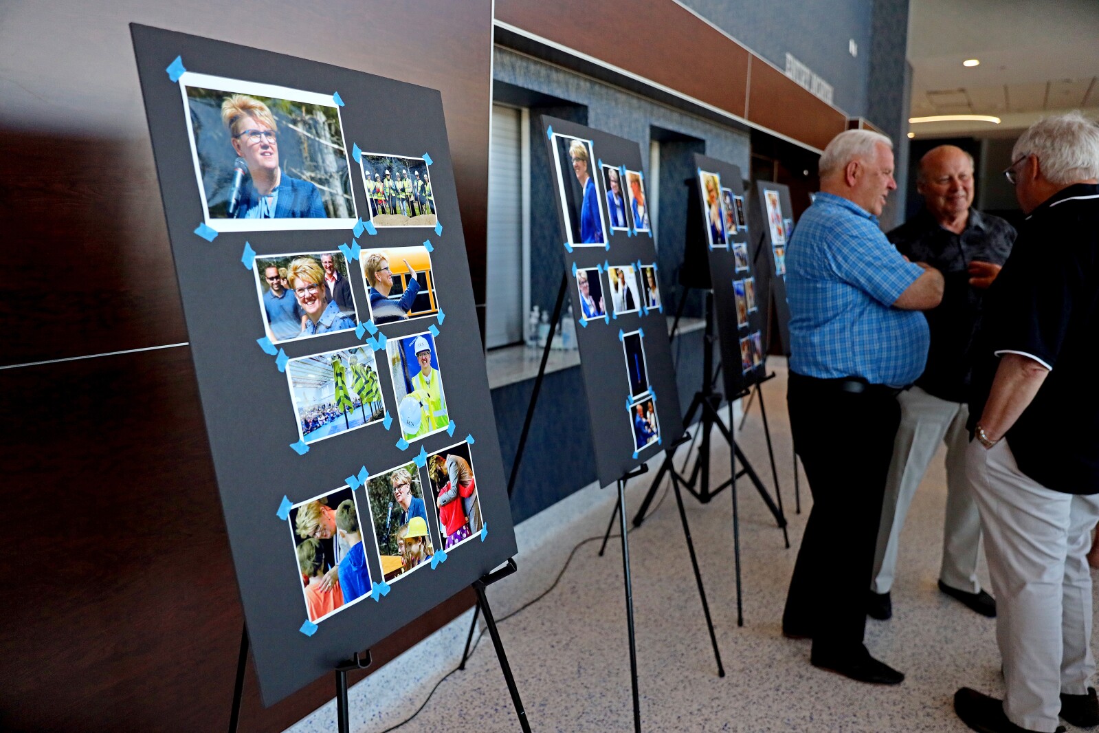 Laine Larson's retirement party at the Gichi-ziibi Center for the Arts.