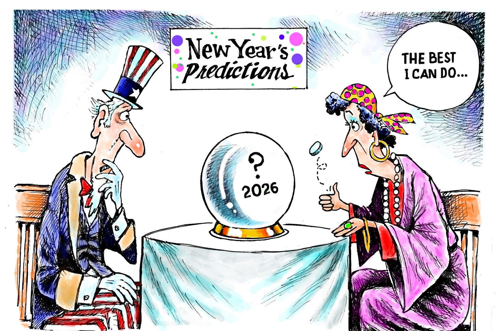 January Carttons Editorial cartoon for Jan. 3, 2026 - West Central Tribune | News ...