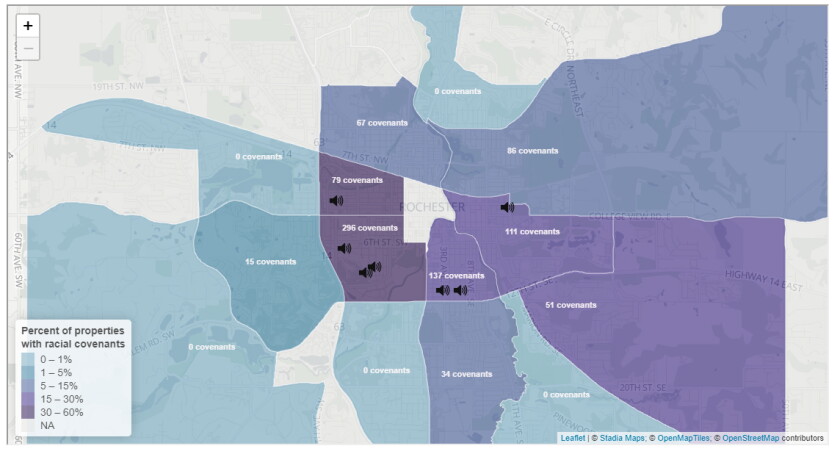 Deprivation Rochester Map Rochester confronts its segregated housing history, Mayo founders' role ...