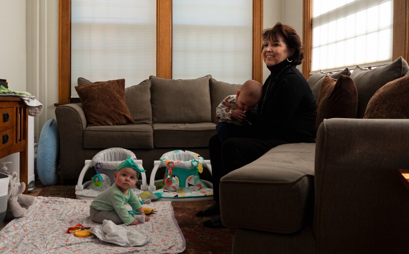 Julie Larson with her grandkids.jpg