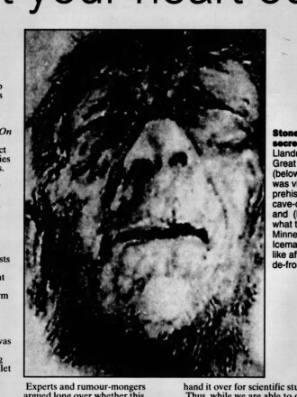 a historical newspaper clipping