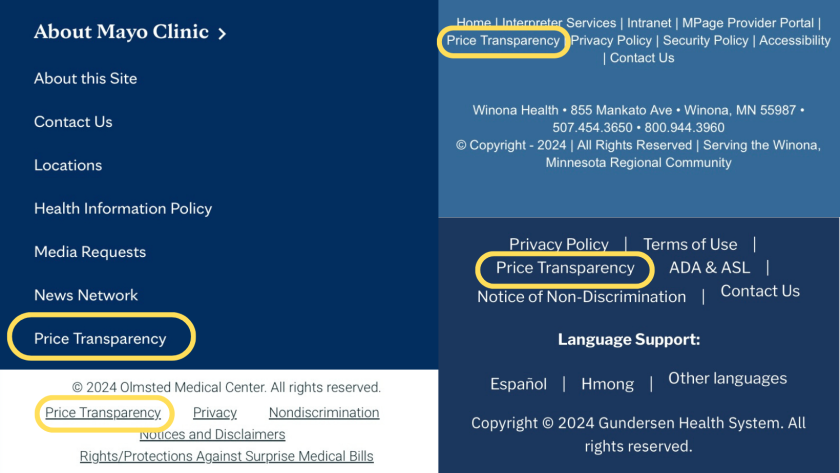 Hospital Transparency Minnesota has a new price transparency law for hospitals. Here's how to ...