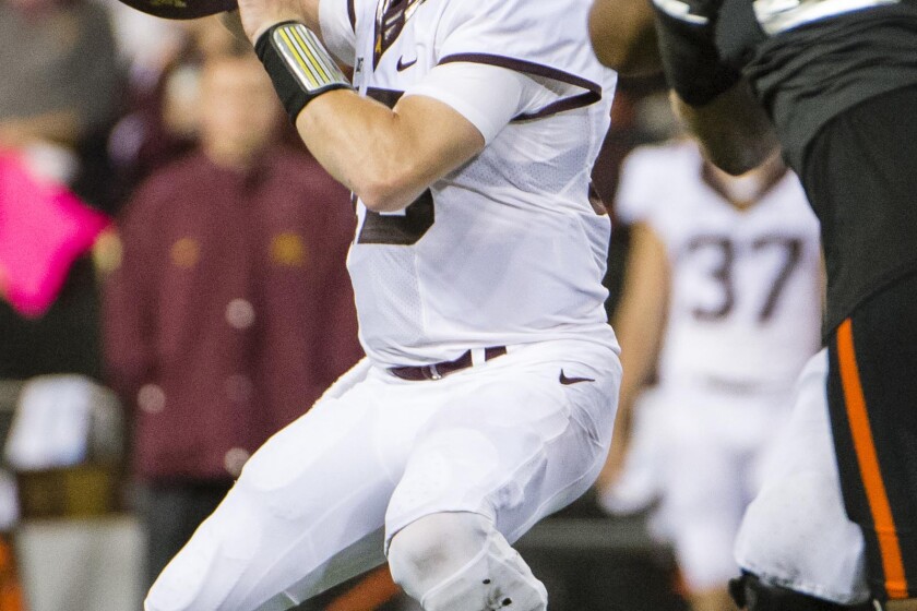 Conor Rhoda named Gophers' starting quarterback