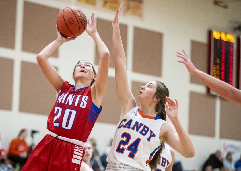 KMS girls basketball takes on Canby 2