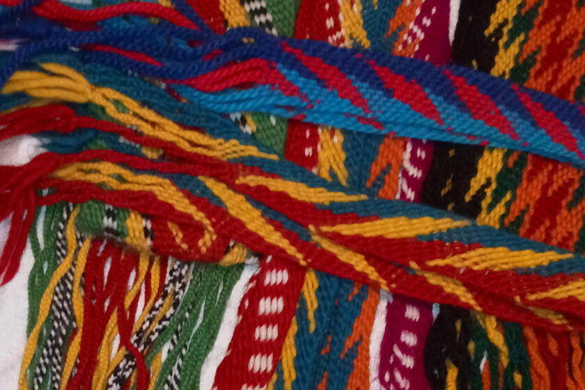 Finger Weaving Rug Jeff Harper to teach Watermark finger weaving workshop - The Bemidji ...