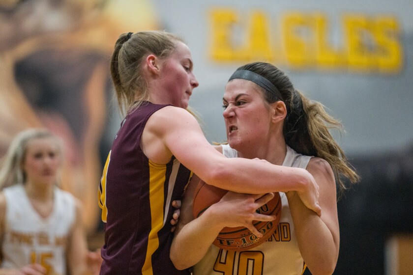 Dover-Eyota, Pine Island girls basketball