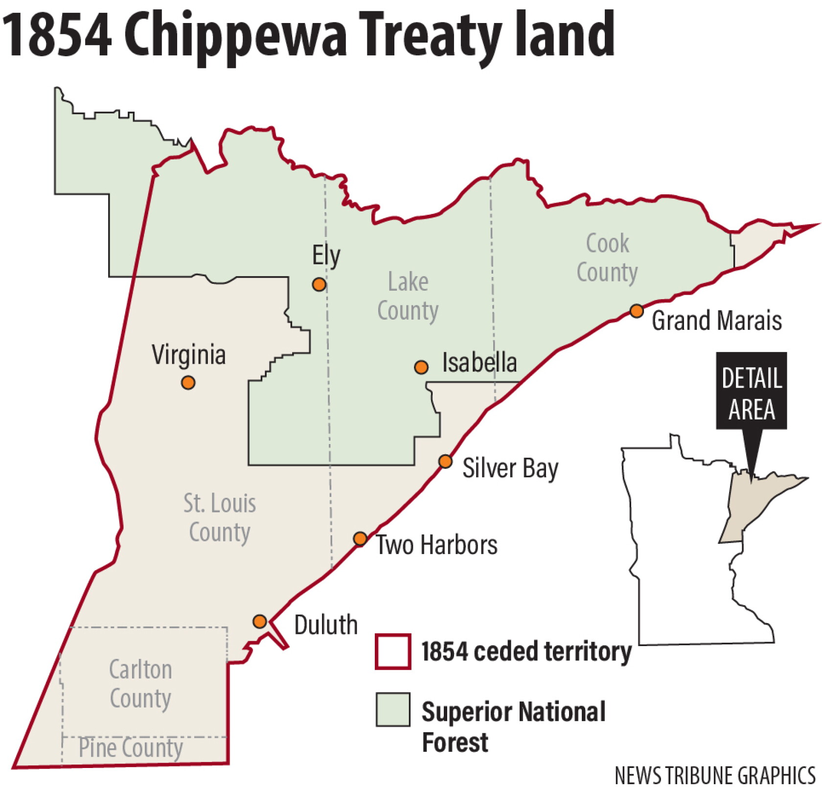 Ceded Ojibwe bands, Superior National Forest sign 'co-stewardship' agreement ...