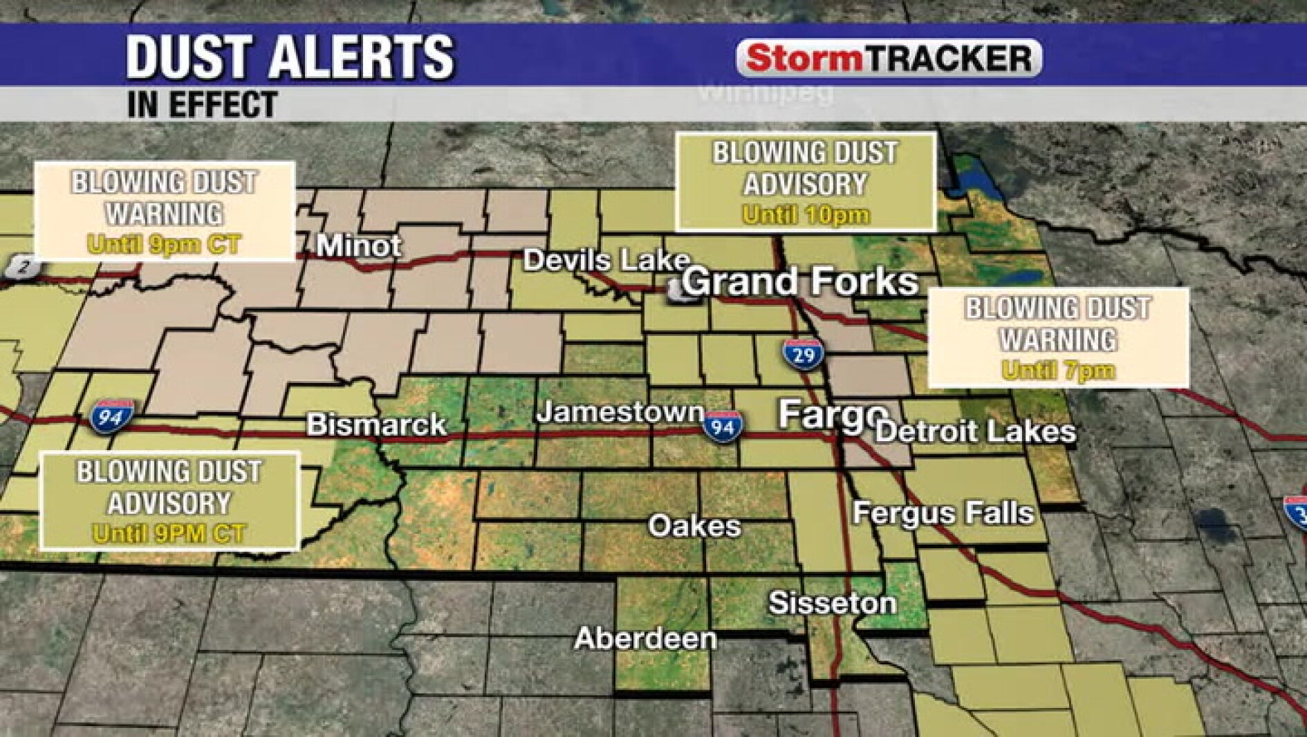 Tracking wind, blowing dust, air quality, fire danger and more this ...