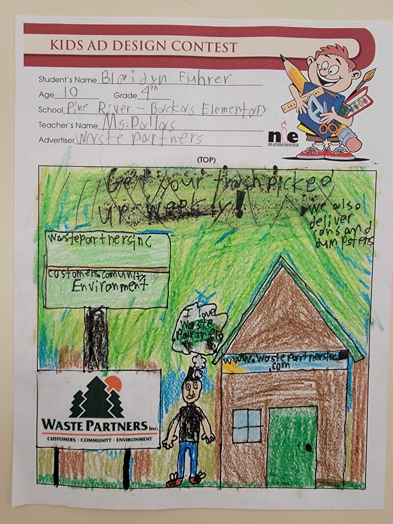 Pine River-Backus Elementary School - Ms Dallas' 4th Grade Class