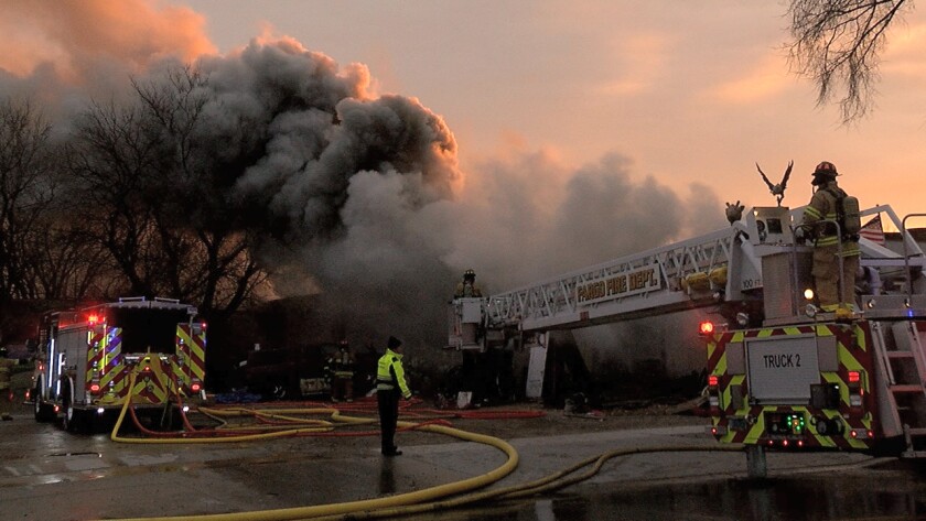 Fargo Fire on Dec. 5, 2020