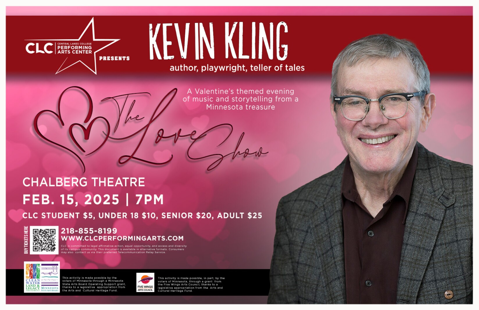 CLC Performing Arts Center presents Kevin Kling – Brainerd Dispatch CLC Performing Arts Center presents Kevin Kling – Brainerd Dispatch