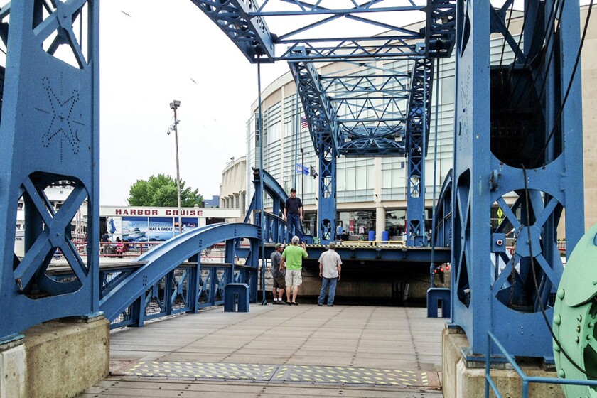 Broken bridge