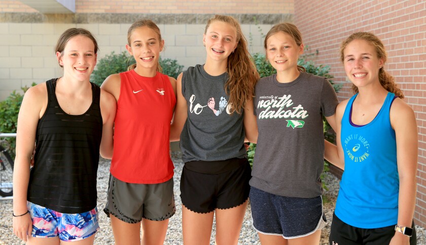 082921 N DG Cross Country Girls Letter winners S1.jpg