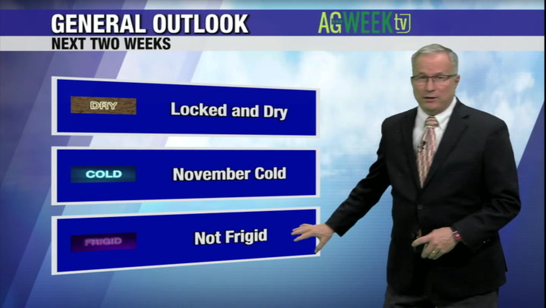 Cold temperatures settle in with mostly dry weather expected - Agweek ...