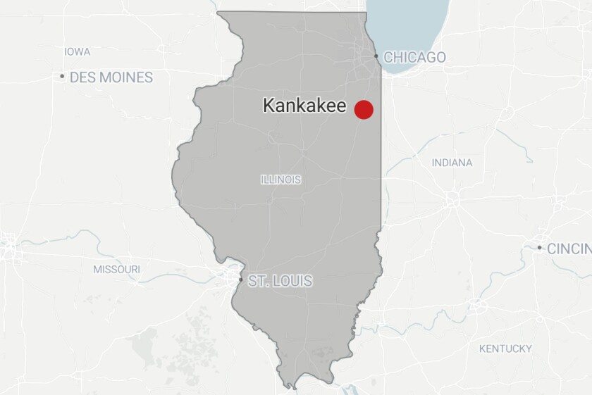 kankakee, illinois map