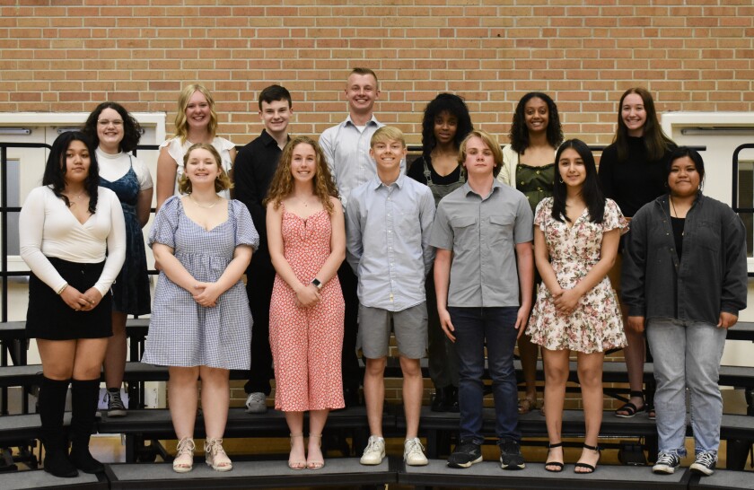 Worthington High School students in the Student Council were honored at the Worthington High School Awards Ceremony on Wednesday, May 25, 2022.