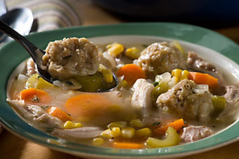 Turkey Dumpling Soup