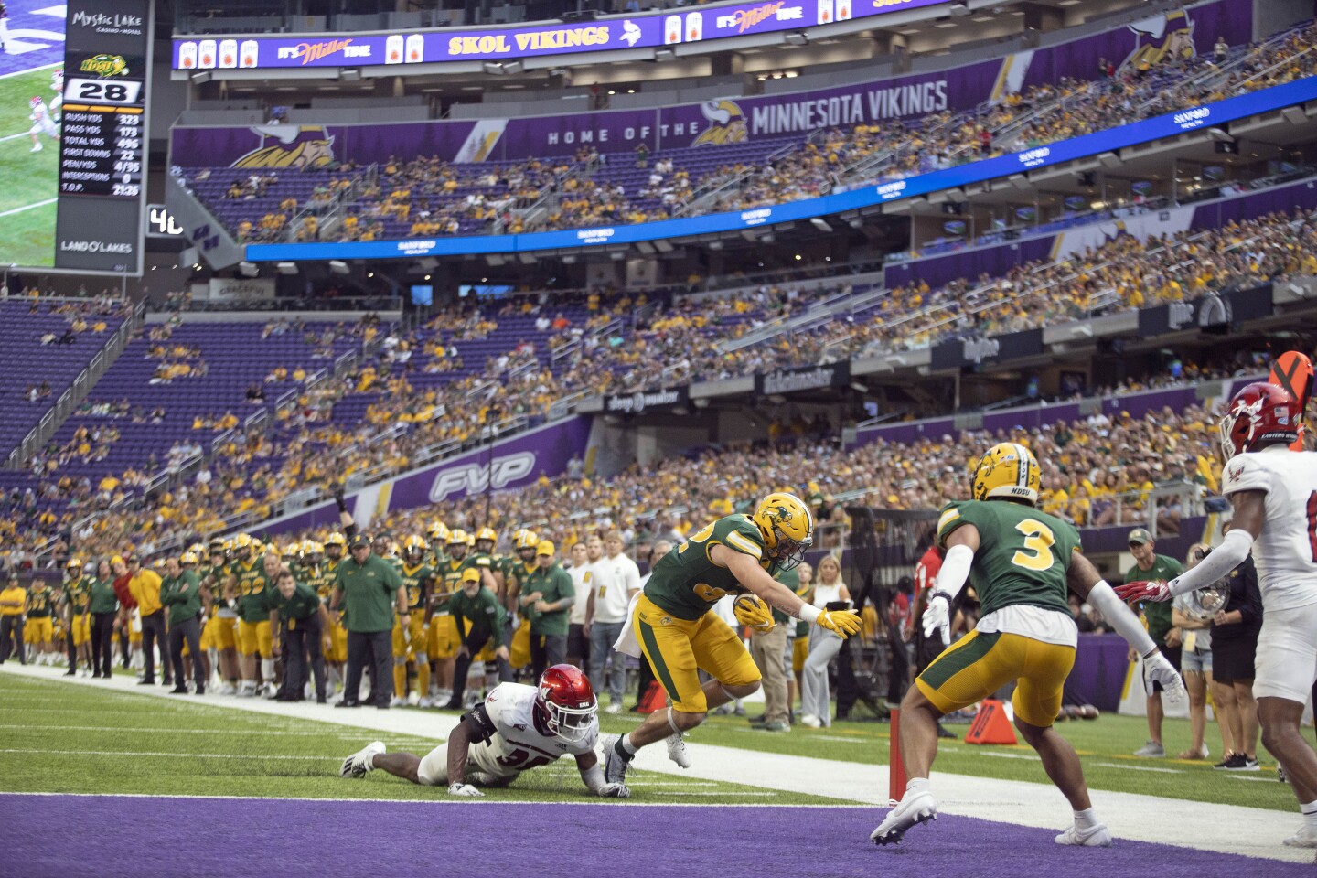 PHOTOS Scenes From NDSU Bison Victory In 1st College Football Game photos-scenes-from-ndsu-bison-victory-in-1st-college-football-game