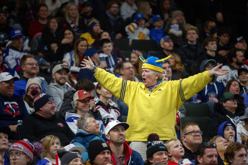 USA vs. Sweden World Junior Hockey