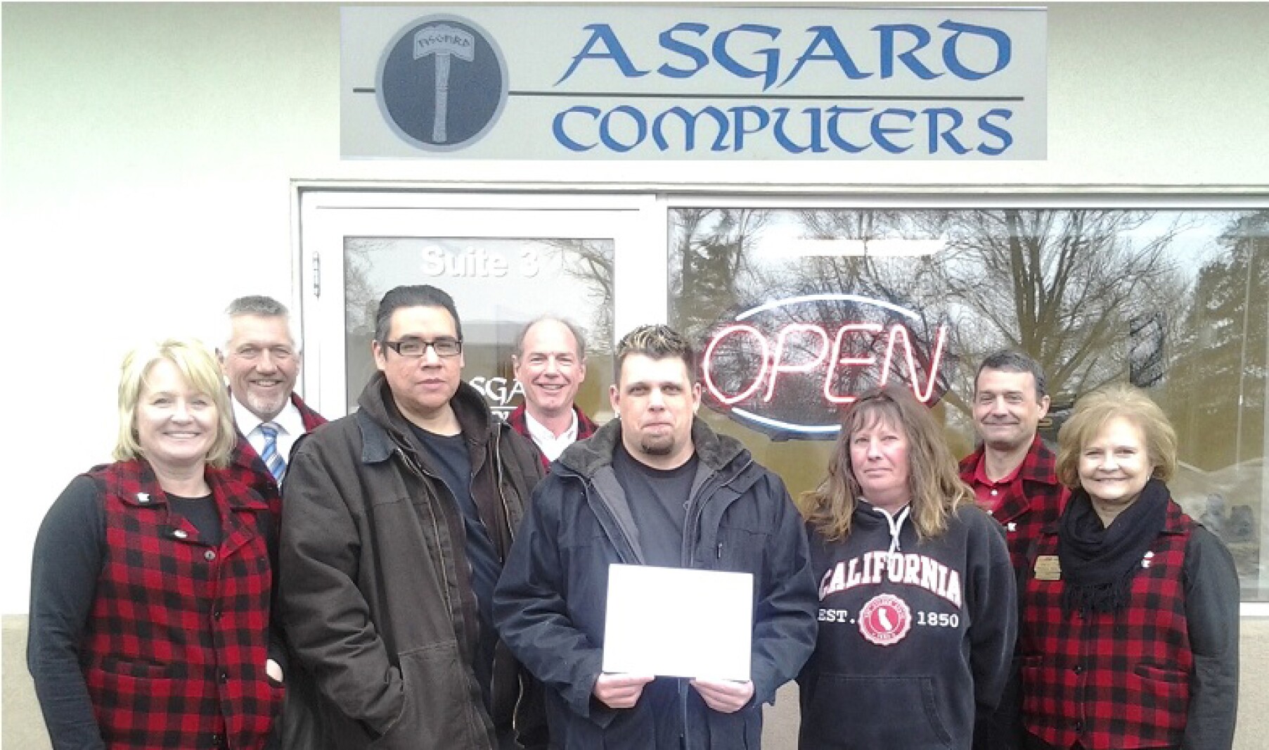Ambassadors congratulate Asgard Computers - The Bemidji Pioneer is your ...