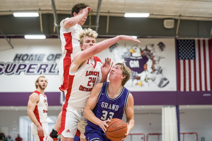 Grand Meadow, LeRoy-Ostrander boys basketball