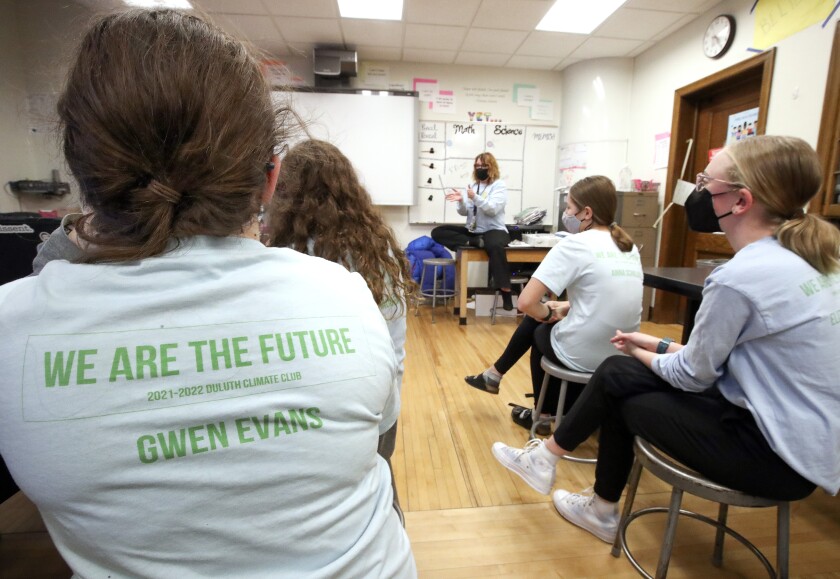 Duluth Climate Club meeting