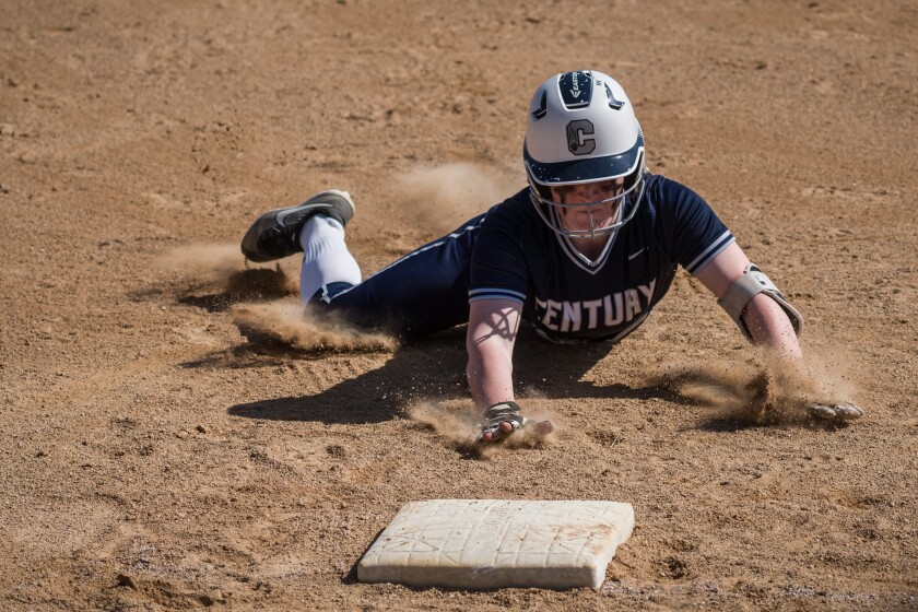 Century, John Marshall softball