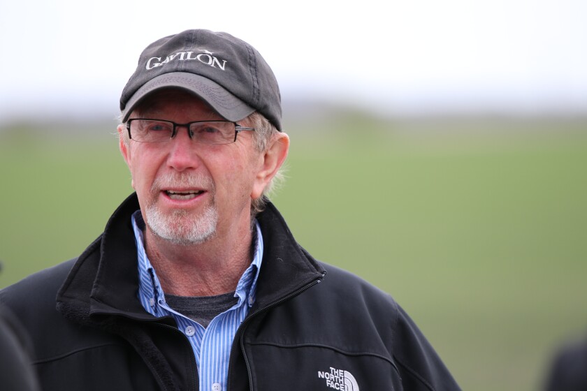 Farmer and rancher Robert Nord on Wednesday, May 5. Since February, he has suffered a broken back from an angry Black Angus, COVID-19, and gall bladder surgery.jpg