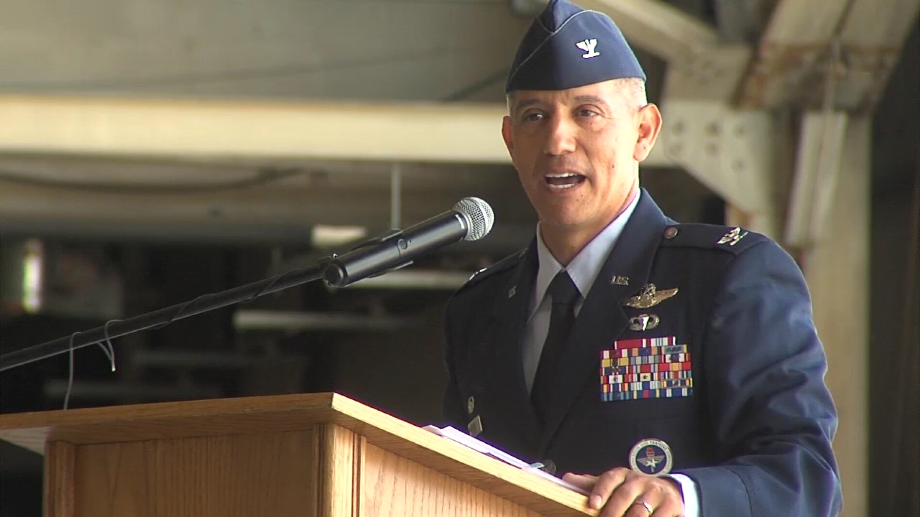 Alfred H Rak Col. Alfred Rosales takes command of 319th Reconnaissance Wing in Grand ...