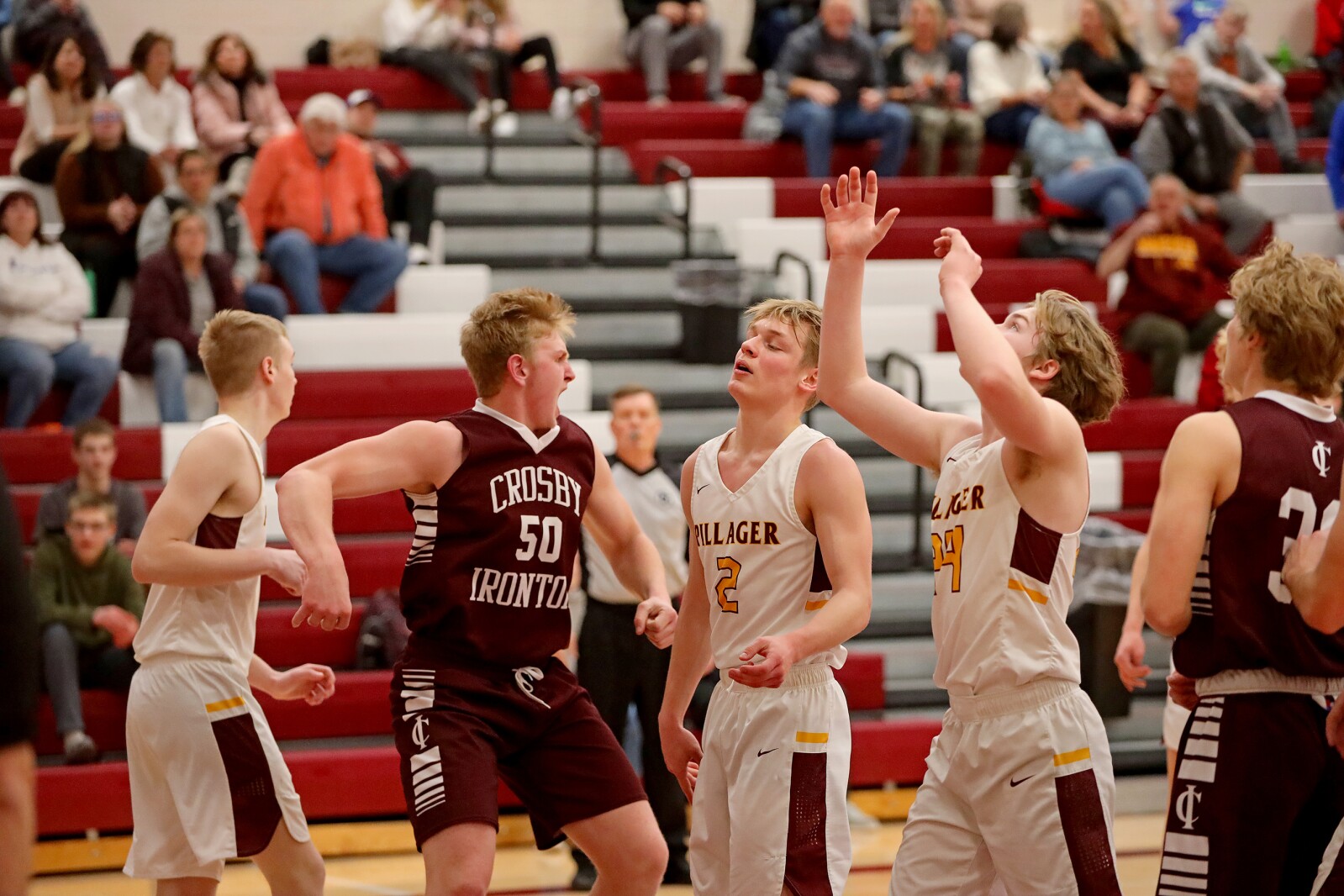 Crosby-Ironton vs Pillager Boys Basketball