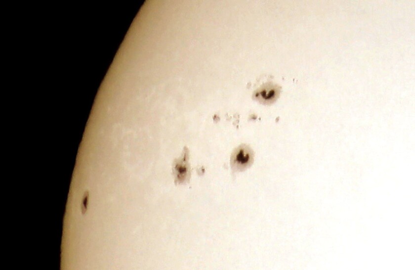 Sunspots April 19