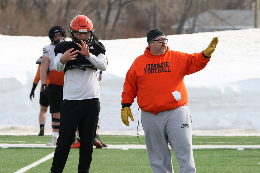 Brian Mistro Jason Challeen out as Jimmies offensive coordinator - Jamestown Sun ...