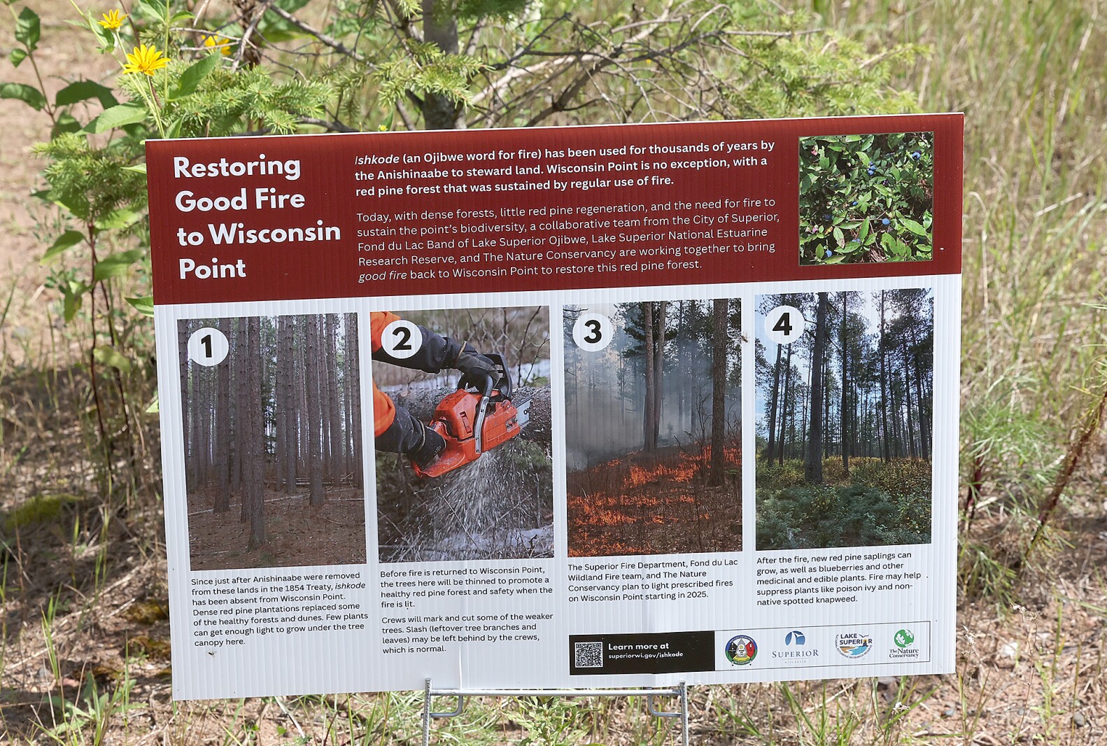 Wisconsin Point burn planned Monday or Tuesday